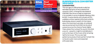 Audiolab M-DAC получил награду EISA