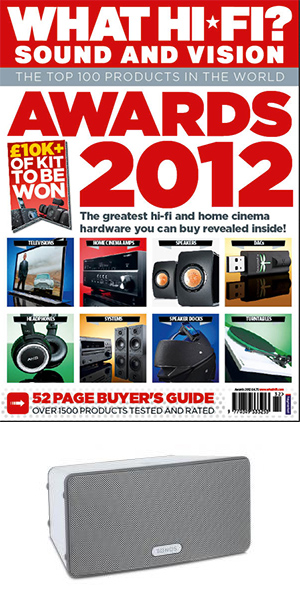 Sonos Play:3 - Лучшая мультирумная система для потоковой музыки 2012 года