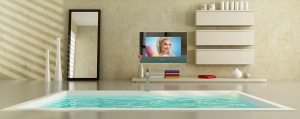 Влаго – и термостойкие телевизоры для ванных комнат и саун, телевизоры для установки на открытом воздухе, телевизоры, встраиваемые в зеркало и имитирующие зеркала